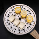 Axyaa Stainless Steel Steaming Rack for Cooking, Steaming Plate for Bread, Dumplings, and Buns