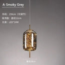 Axyaa Glass Art Master Bedroom Pendant Light Bar Counter Hanging Lamp