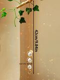 Axyaa Boho Crystal Sun Catcher Hanging Ornaments with Gold Chain - Window Wall Garden Decor