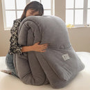 Axyaa Double-Sided Milk Fleece Winter Quilt Core - Thickened & Warm