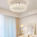 Axyaa Postmodern Crystal Ceiling Light: Elegant LED Nordic Room Fixture