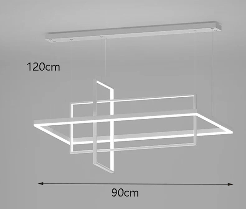 Axyaa Stainless Steel LED Chandelier for Nordic Home Decor