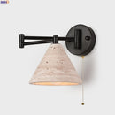 Axyaa Wabi Sabi Iron Yellow LED Wall Light Fixture for Living Room & Bedside