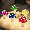 Axya Fly Amanita Mushroom Dual Color LED Desk Lamp for Home, Hotel, Study