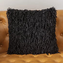Axyaa Faux Fur Cushion Cover 18x18inch 12x30 Inch Grey Ivory White Black Soft Cozy Home Decor