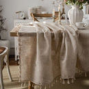 Axyaa Nordic Cotton Linen Tablecloth for Home and Hotel Dining Tables