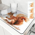 Axyaa Coffee Mat: Absorbent Draining Pad for Kitchen and Bathroom