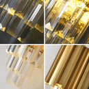 Axyaa Gold Crystal Wall Lamp LED Light for Luxe Home Lighting