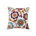 Axyaa Retro Embroidered Square Sofa Pillows for American Rustic Style Décor