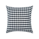Axyaa Black White Checkered Cushion Cover Nodic Style Pillowcase Sofa Decor 30x50cm/45x45cm