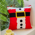Axyaa Christmas Hat Velvet Chenille Pillowcase - 45x45cm