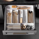 Axyaa Expandable Cutlery Tray Organizer with Dividers for Kitchen Utensils