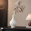 Axyaa Ceramic Threaded Vases for Table Decor & Flower Arrangements