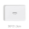 Axyaa Green Plastic Food Tray for Kitchen and Hotel Dessert Serving