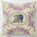 Axyaa Floral Landscape Square Pillowcase