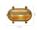 Axyaa Nordic Copper Wall Lamp Glass LED Stair Light Loft Style Wandlamp