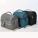 Axyaa Double Lunch Pack Insulated Bag - Large Capacity for Children's Picnic or Camping