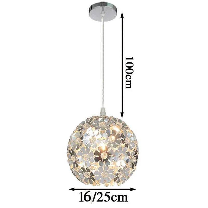 Axya Nordic Aluminum Flower Pendant Lights for Living Room, Bedroom, Dining - E27