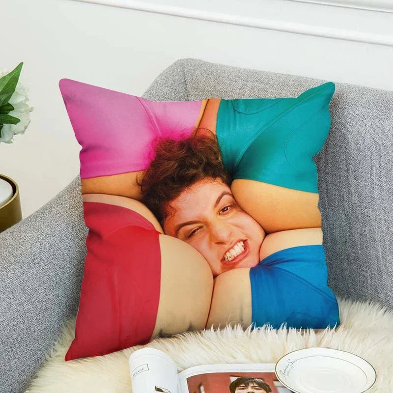 Axyaa Toiletpaper Body Pillow Cover 40x40 Decorative Cushion Case for Bed and Sofa