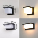 Axyaa 27 Outdoor LED Wall Lamp 15W/25W Waterproof IP65 Aluminum Sconce