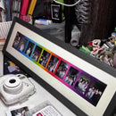 Axyaa Rainbow Wood Frame Holder Family Table Decor 3" 5" Kid Photo Storage