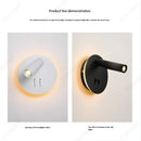 Axyaa LED Adjustable Reading Wall Lamp with Switch for Bedroom Bedside Lighting