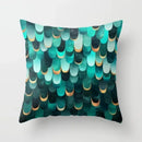 Axyaa Geometric Pattern Polyester Pillow Case for Home Sofa Decoration