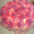 Rose Princess Bouquet Table Lamp by Axyaa - Stylish Bedroom Decor & Gift