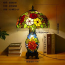 Tiffany Dragonfly Table Lamp Flower Art Deco by Axyaa