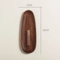 Axyaa Geometric Wooden Vase Walnut Wood Wall-mounted Flower Arrangement & Hydroponics