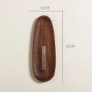 Axyaa Geometric Wooden Vase Walnut Wood Wall-mounted Flower Arrangement & Hydroponics