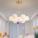 Axyaa Moon Bubble Lamp: Nordic Pendant Light for Bedroom and Dining Room