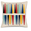 Geometric Pattern Pillow Covers by Axyaa for Sofa, Bedroom, Car - Digital Print, Stylish
