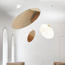 Axyaa Stainless Steel Mirror Ceiling Lamp for Modern Minimalist Living Room
