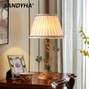 Axyaa Ceramic Table Lamp: Nordic Design, LED Light for Bedroom, Living Room