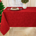 Axyaa Jacquard Polyester Tablecloth for Home Banquet Tables