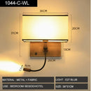 Axyaa LED Wall Lamp Modern Simple Bedroom Home Decor Scones Fixtures E27