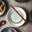 Axyaa Ceramic Tableware Collection: Kiln Changes Salad Dessert Plates Pasta Soup Molecular Dish