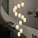 Axyaa Modern LED Pendant Chandeliers for Living Room – Indoor Staircase Hanging Light