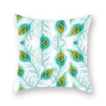 Axyaa Bird Feather Polyester Cushion Cover for Home Decor