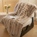 Axyaa Class A 480g Rex Rabbit Hair Blanket - Multi-functional Quilt Cover & Leisure Blanket