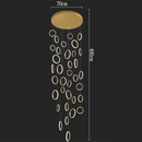 Axyaa Nordic Luxury LED Chandelier for Dining Room, Living Room, and Stairs