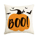 Halloween Ghost Pillowcase by Axyaa - Sofa Decor Throw Pillow Cover