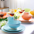 Axya Natsuki 32-Piece Porcelain Japanese Tableware Set for Dining & Entertaining