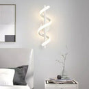 Axyaa Modern LED Wall Lamp White Gold Black Living Room Bedroom Lighting