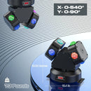 Axyaa 120W RGBW Laser Beam Moving Head Light for DJ Party Concert Stage