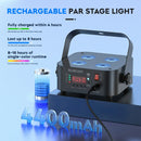 Axyaa RGBWA+UV LEDs Par Light: DMX512, 6/8/10CH, Stage Effect Lighting for Event, Wedding