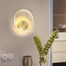 Axyaa Crystal Wall Lamp: Luxury Bedroom Bedside Acrylic Wall Light, Simple Living Room Decor