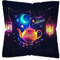 Axyaa Crescent Moon Pillowcase: Dreamy Ramadan Decoration for Living Room