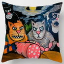 Axyaa Cartoon Cat Pillow Cover for Home Office Bedroom Sofa Car Decoration